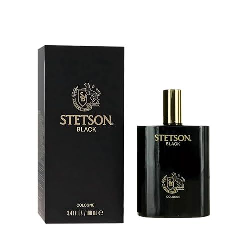 Stetson Black Cologne for Men Spray 3.4 Ounces
