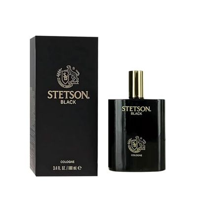 Stetson Black Cologne for Men Spray 3.4 Ounces
