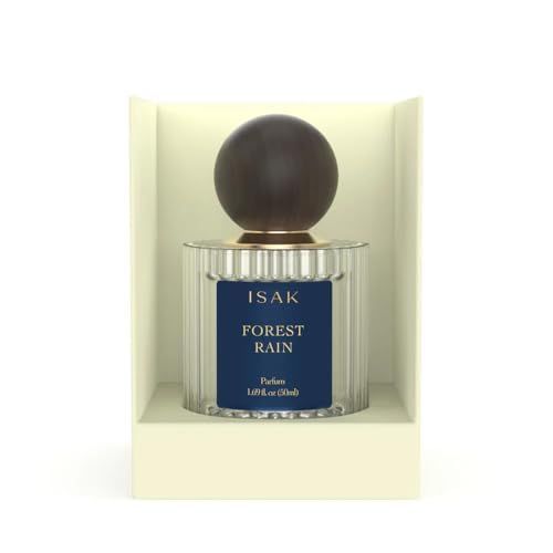ISAK Forest Rain Eau De Parfum for Women &amp; Men, Unisex Spray Parfum with Luxury Earthen Fragrance, Morning Rain in a Forest Scent, Long-Lasting Premium Perfume, 8-10 Hours, 50 ml (1.69 Fl oz)