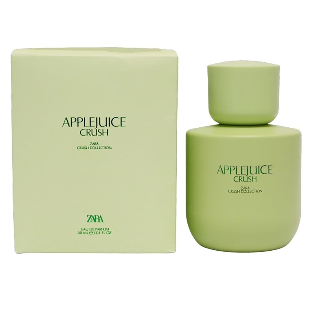 Zara Apple Juice Crush Perfume for Women Fun and Captivating Fragrance with Modern Elegance in Signature Glass Bottle Eau De Parfum 90 ML (3.04 fl. oz)