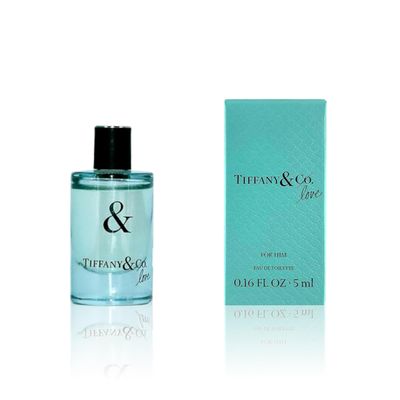 Tiffany &amp; Co. Love for Him Eau De Toilette Mini Perfume Splash for Men .16 Fl Oz