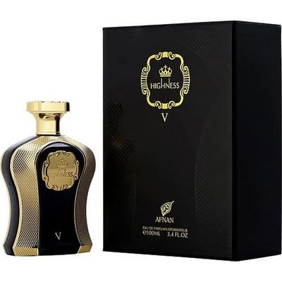 Afnan Highness Black Eau de Parfum Spray for Women, 3.4 Ounce