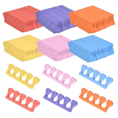 KADS Toe Separators 120PCS Pedicure Toe Separators Nail Salon Pedicure Tools Foot Spa,Toe Separators for Women Men, Foam Toe Separators (120Pcs)