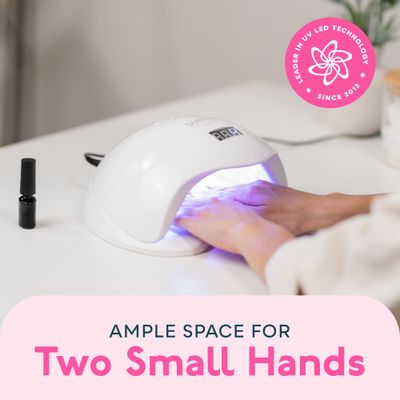 SUNUV UV LED Nail Lamp, UV LED Nail Polish Dryer Professional Gel Machine for Manicure and Pedicure with Sensor and 4 Timers 48W SUN5Plus Gift for Girls Women