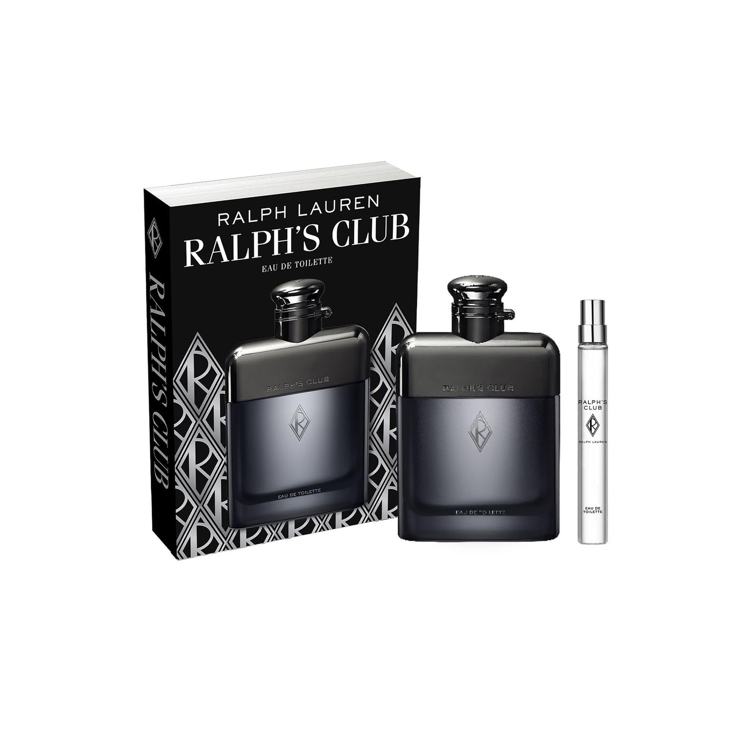 RALPH LAUREN FRAGRANCES Ralphs Club Eau de Toilette- Mens Cologne - Woody &amp; Fresh - 2-Piece Gift Set - Full Size, 3.4 Fl Oz &amp; Travel Size, 0.3 Fl Oz