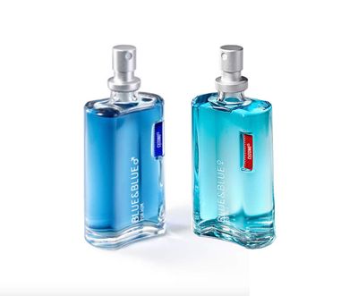 Cyzone Blue &amp; Blue Eau de Parfum for Her and Eau de Toilette for Him Set, 2.5 fl. oz. Each