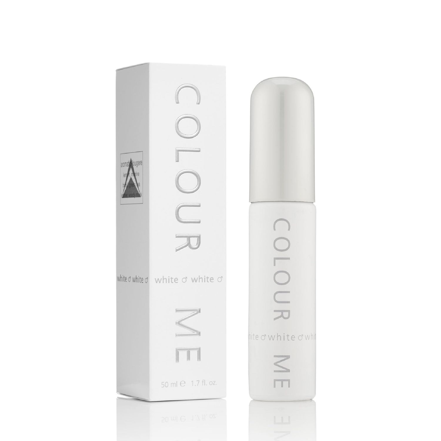 Milton-Lloyd Colour Me White - Cologne for Men - Aromatic Fougere Fragrances - Mens Cologne - Long Lasting Perfume for Men - Eau de Parfum - 1.7 oz