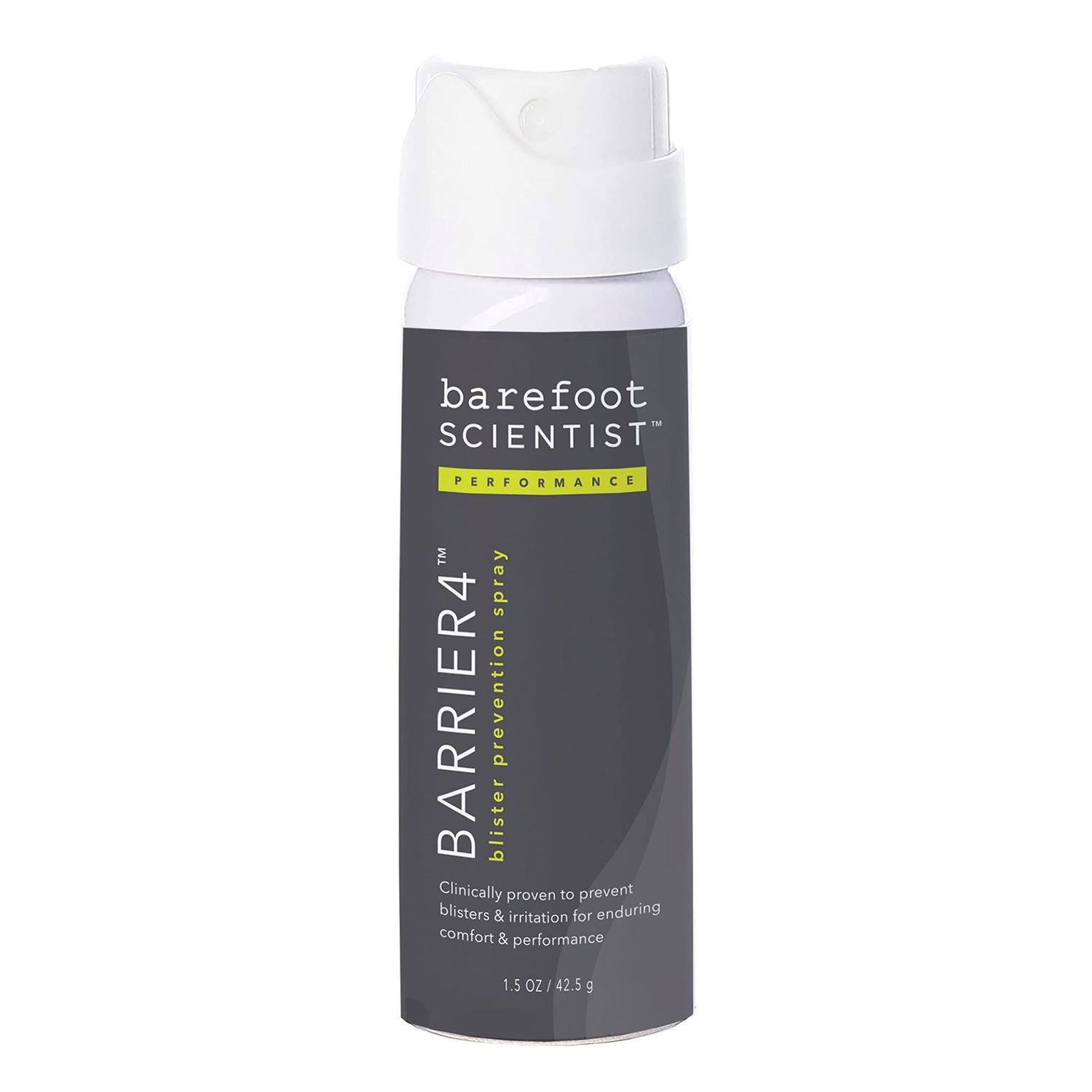 Barefoot Scientist Barrier4, Blister Prevention Foot Spray, Anti Chafing Sport Spray Formulated for Feet, 1.5 oz