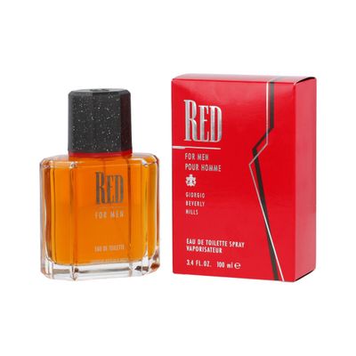 GIORGIO BEVERLY HILLS BHN802 Multi Red Men-3.4 oz Eau de Toilette Spray