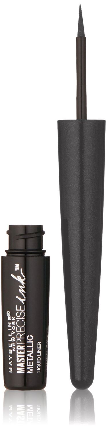 Maybelline New York Master Precise Ink Metallic Liquid Liner, Black Comet, 0.06 Fluid Ounce