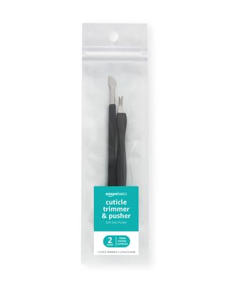 Amazon Basics Cuticle Trimmer and Pusher, 2 Count