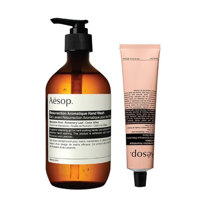 Aesop Resurrection Aromatique Hand Wash Hand Balm Set | Cleansing, Skin Softening, Hydrating | 16.9 oz 2.6 oz