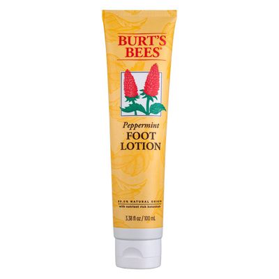 Burts Bees Peppermint Foot Lotion, 3.38-Ounce Tubes (Pack of 2)