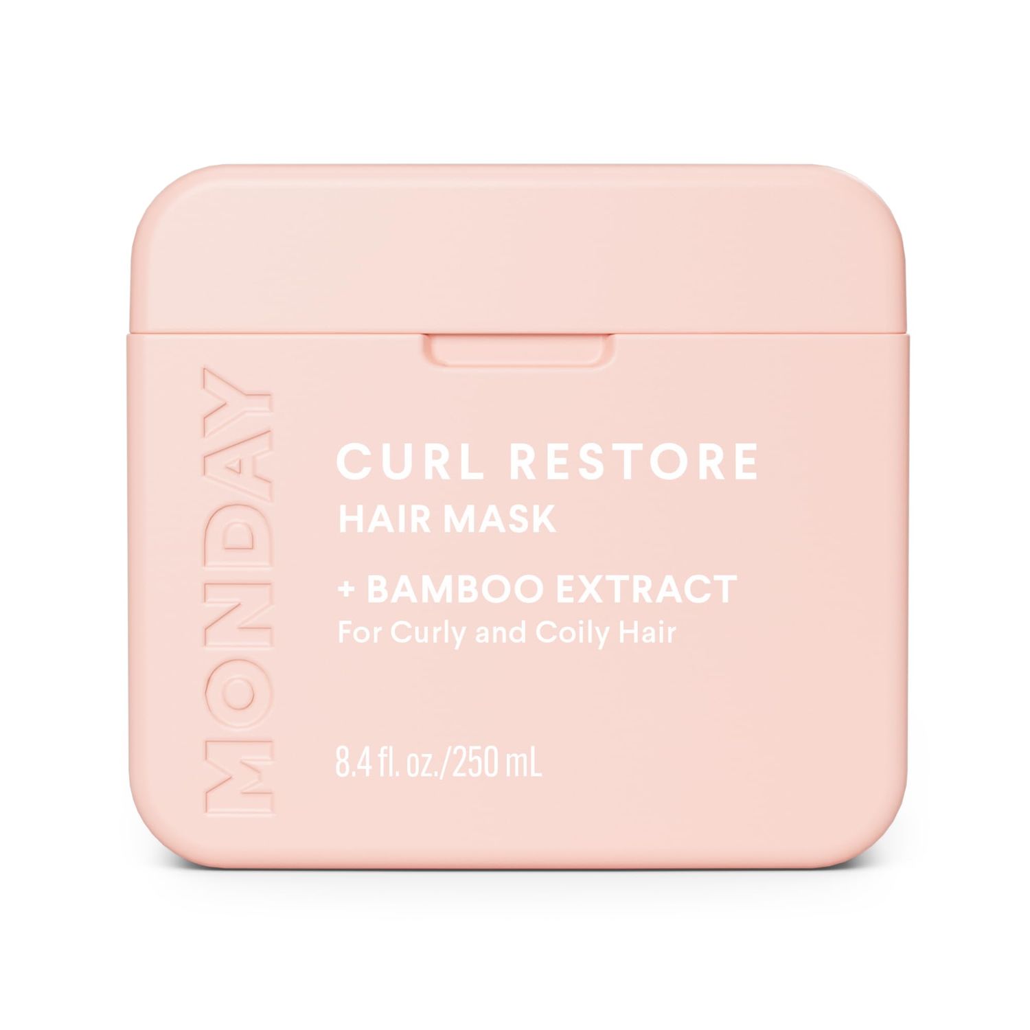 MONDAY HAIRCARE CURL RESTORE Hair Mask with Bamboo Extract, Coconut Oil &amp; Shea Butter for Curls &amp; Coils of all types 250 mL