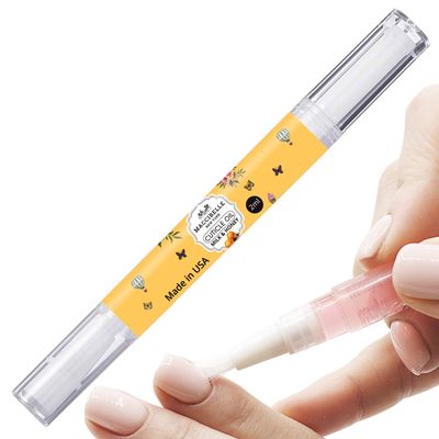 Maccibelle Milk &amp; Honey Pure Cuticle &amp; Nail Oil Pen 2ml Heals Dry Cracked Cuticles.
