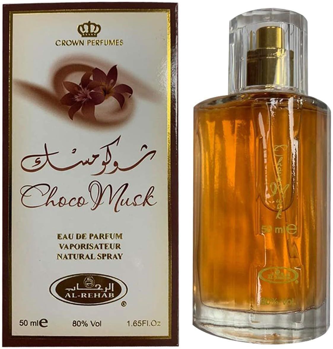 Choco Musk - Body Spray Perfume for Men by Crown-perfume (50 ml/1.65 fl. oz)