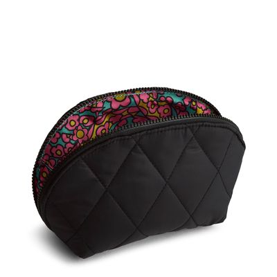 Vera Bradley Womens Featherweight Mini Dome Cosmetic, Moonless Night, One Size