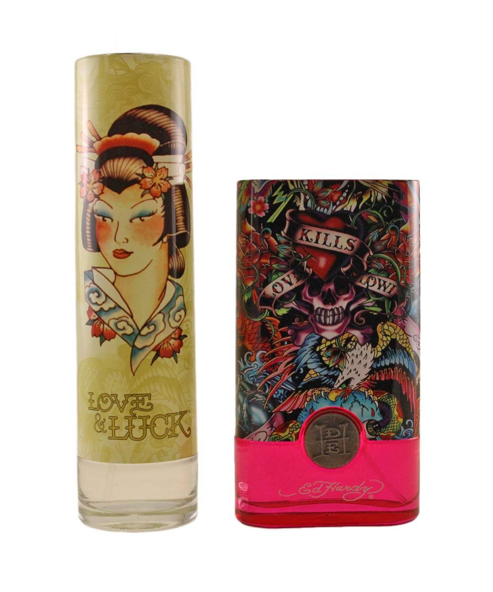 Ed Hardy Christian Audigier Love &amp; Luck 2pc. Gift Set for Women, 3.4 Fl Ounce