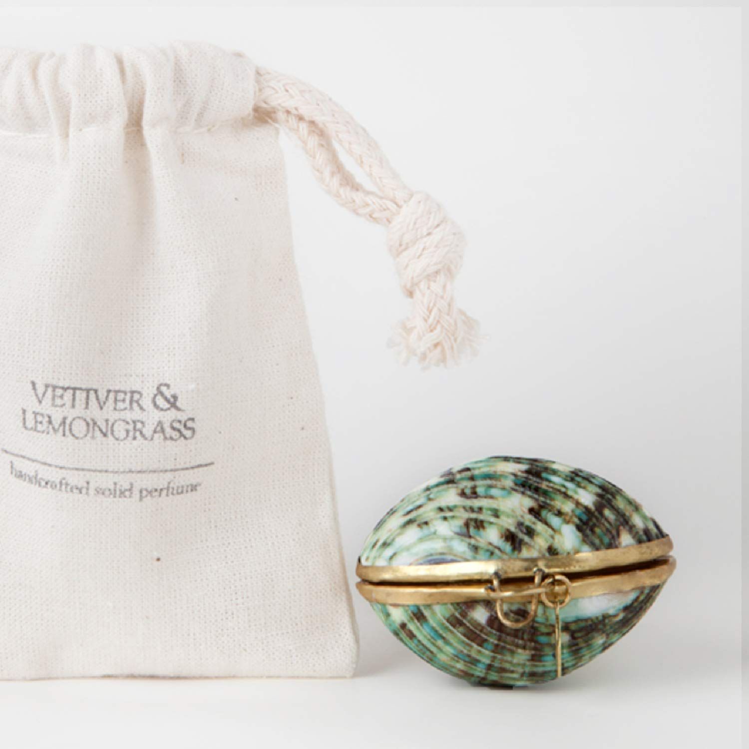 Roots Rose Radish Solid Perfume - Vetiver &amp; Lemongrass Fragrance All Natural &amp; Organic (.25 Oz)