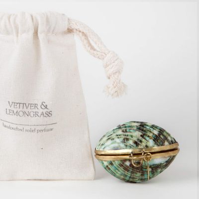 Roots Rose Radish Solid Perfume - Vetiver &amp; Lemongrass Fragrance All Natural &amp; Organic (.25 Oz)