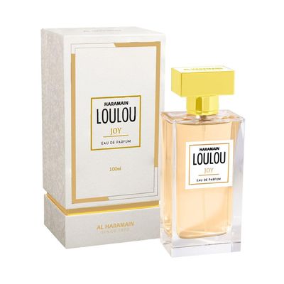Al Haramain Loulou Joy for Unisex - Arabian Perfume for Women and Men - Long Lasting Arabic Cologne - Woody Fragrance with Grapefruit, Jasmine, Musk, Patchouli - Eau de Parfum - 3.33 oz EDP Spray