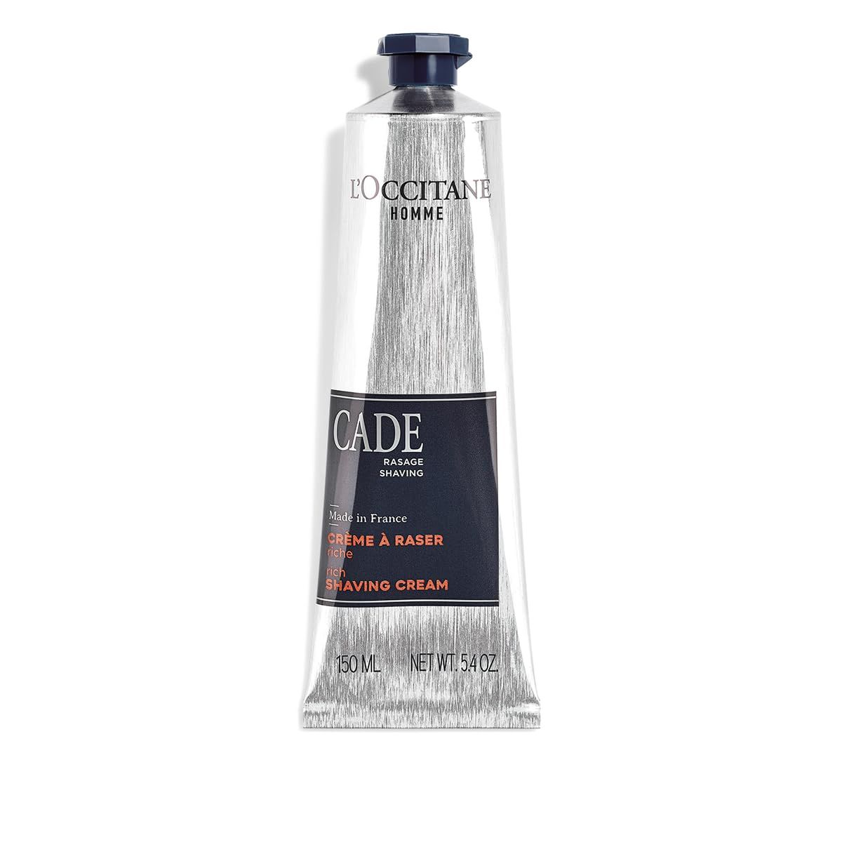 LOCCITANE Cade Shaving Cream: Rich, Creamy Foam, Smooth Shave, With Shea Butter, Reduce Feelings of Tightness &amp; Irritation, Made in France