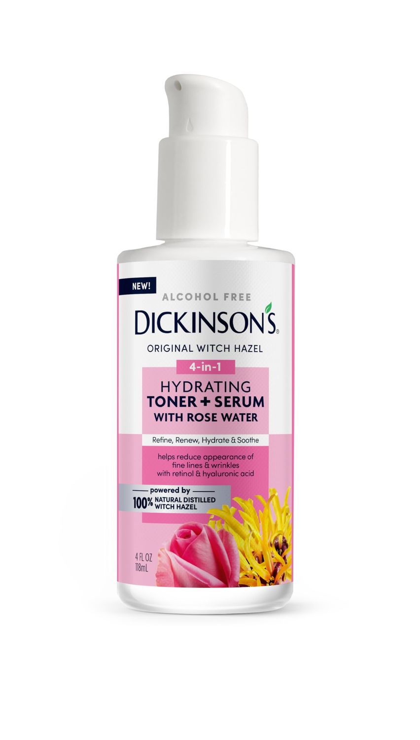Dickinsons Witch Hazel Hydrating Toner Serum with Rose Water