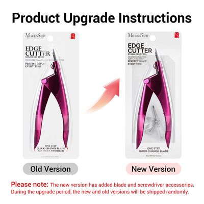 MelodySusie Acrylic Nail Clippers, Professional Nail Clippers Cutters for Acrylic Nails Fake Nail Tips, Adjustable Stainless Nail Trimmer, Manicure Tool for Salon Home Nail Art, Plum