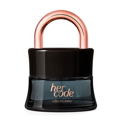 O Boticrio Her Code Eau de Parfum, Long-Lasting, Fruity Floriental Fragrance Perfume for Women, 1.7 Ounce