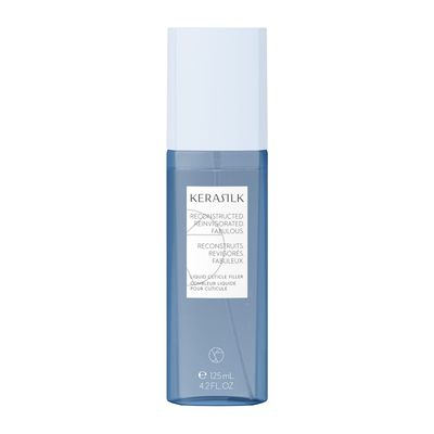 KERASILK Liquid Cuticle Filler | Heat-Activated | Provides Long Lasting Hair Cuticle Protection | Rebuilds &amp; Optimizes Hair Surface | With Heat Protection | For Stronger &amp; Smoother Hair | 125ml