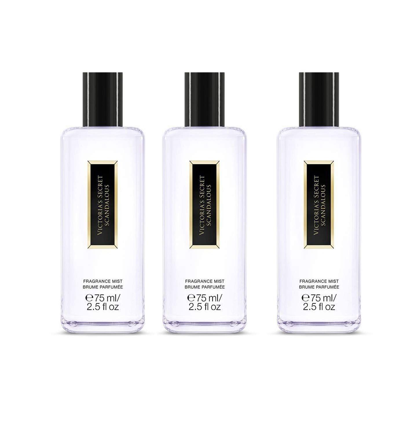 Victorias Secret Scandalous Body Mist 2.5oz Travel 3-Pack (Scandalous, 3-Pack)