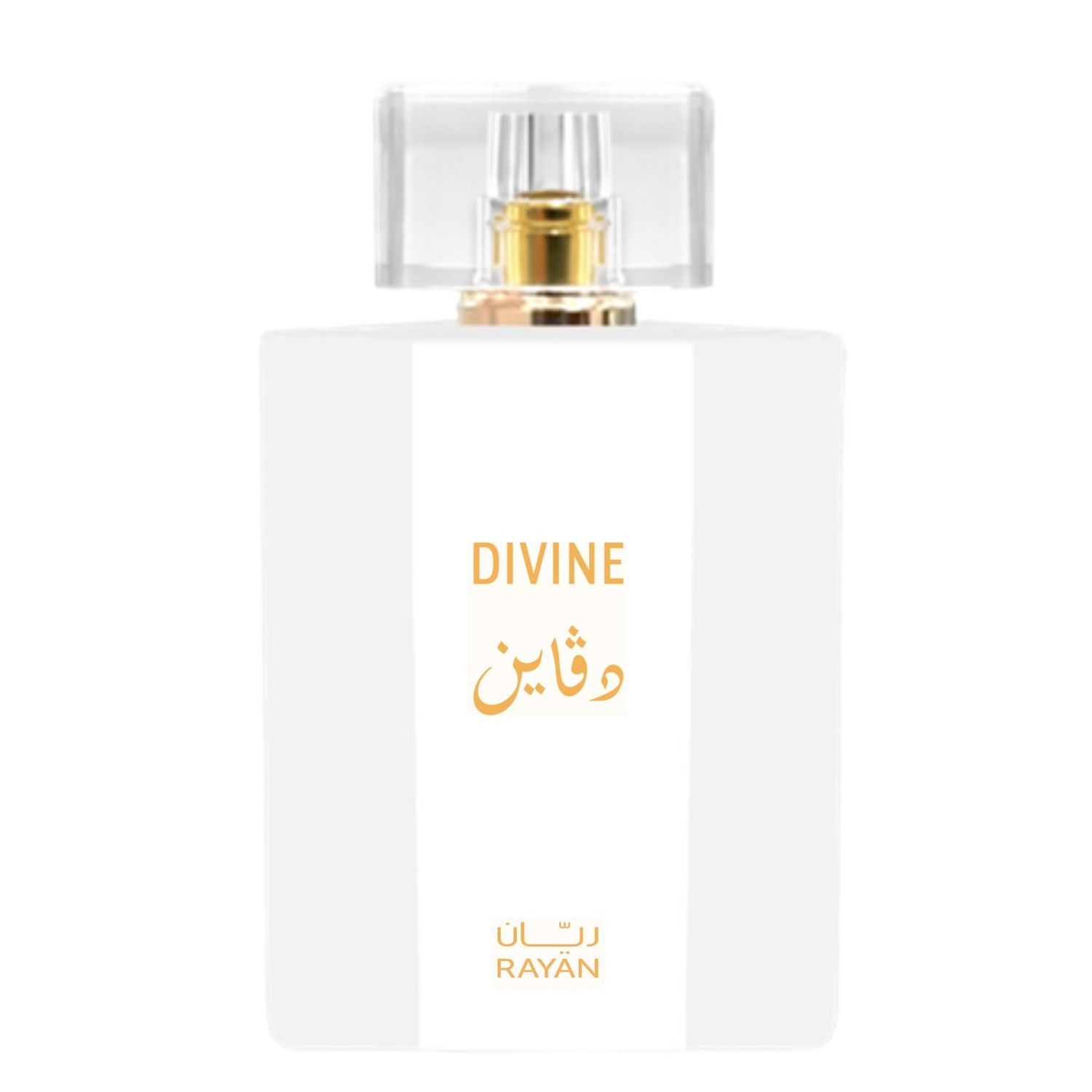 RAYAN DIVINE Perfume for Women - Long Lasting Arabian Eau De Parfum, 100mL (3.34 Fl oz), White Floral Garden, Jasmine, Orange Blossom, William Pears &amp; Amberwood - Ideal Gift for Her for Ramadan &amp; Eid
