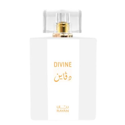 RAYAN DIVINE Perfume for Women - Long Lasting Arabian Eau De Parfum, 100mL (3.34 Fl oz), White Floral Garden, Jasmine, Orange Blossom, William Pears &amp; Amberwood - Ideal Gift for Her for Ramadan &amp; Eid