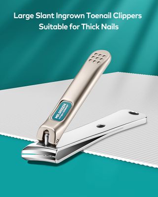 MR.GREEN Ingrown Nail Clippers, Slanted Curved Blade Nail Clippers for Ingrown Nails, Toenail Clippers for Thick Nails, Medical Grade Stainless Steel Professional fingernail Clippers For Men And Women