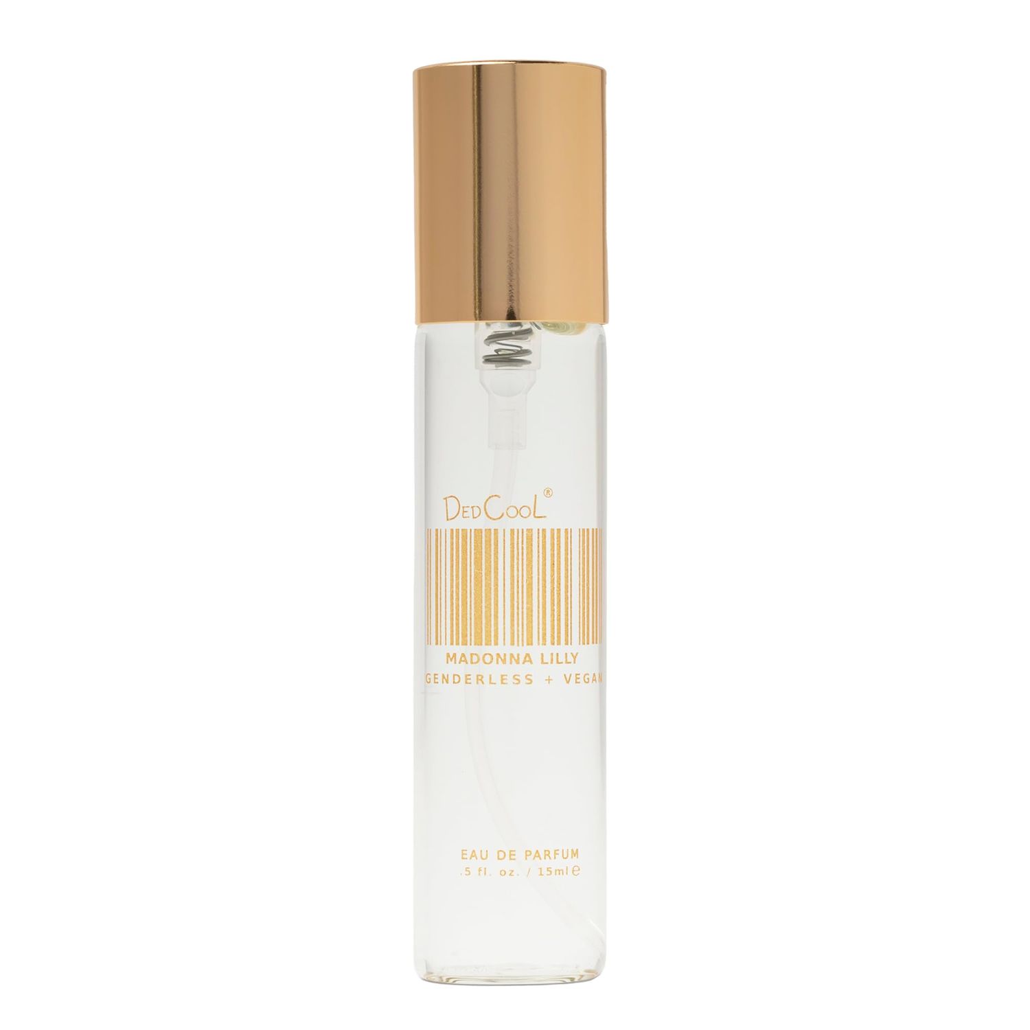 DedCool Eau de Parfum (Madonna Lilly - 0.5 fl oz) With Notes of Black Pepper, Sandalwood, Bergamot, Perfume for Men and Women, Luxury Fragrance, with Essential Oils, Non-Toxic, Fragrance For All