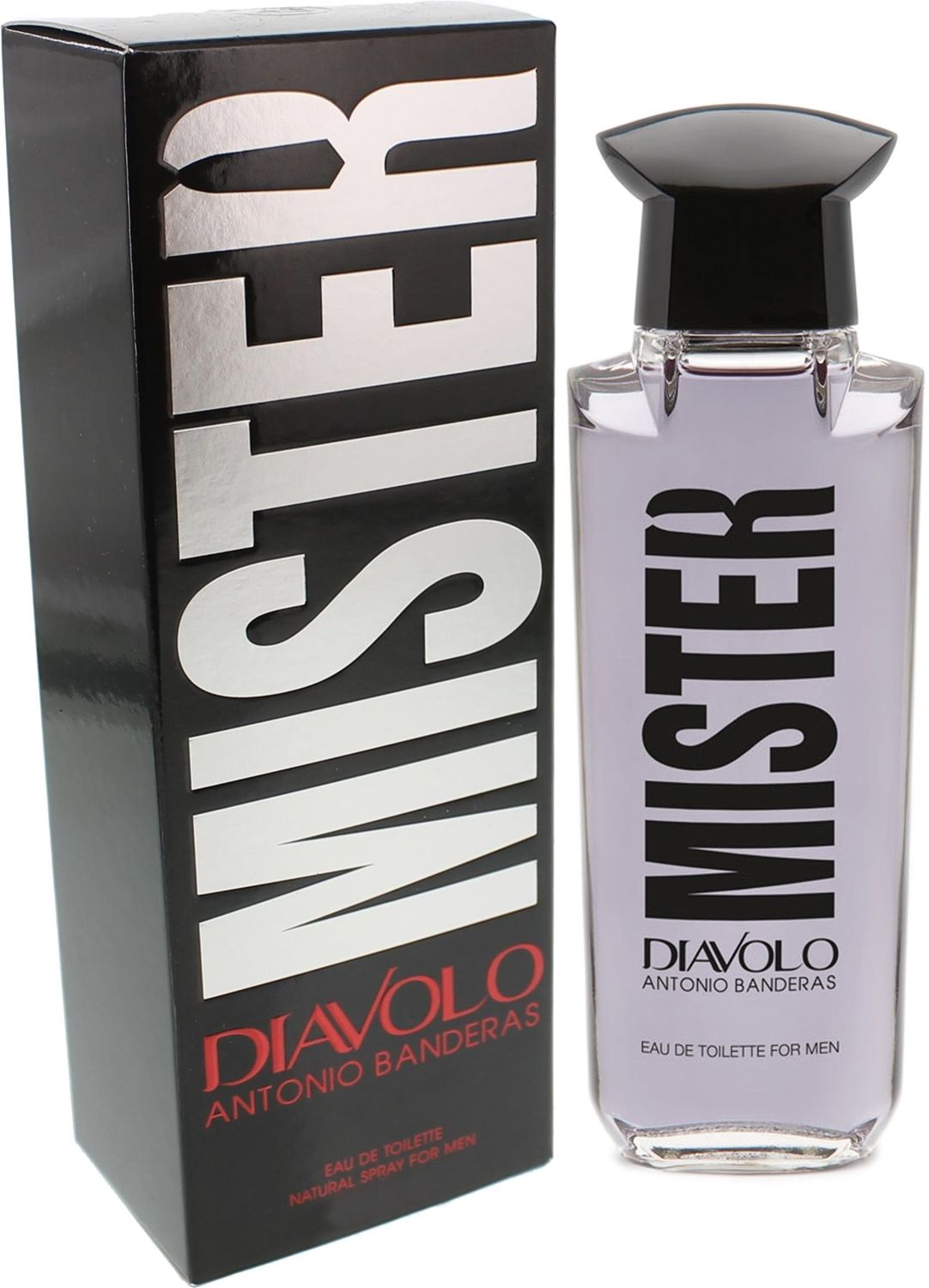 Antonio Banderas Mister Diavolo Eau de Toilette Spray for Men, 3.4 Ounce