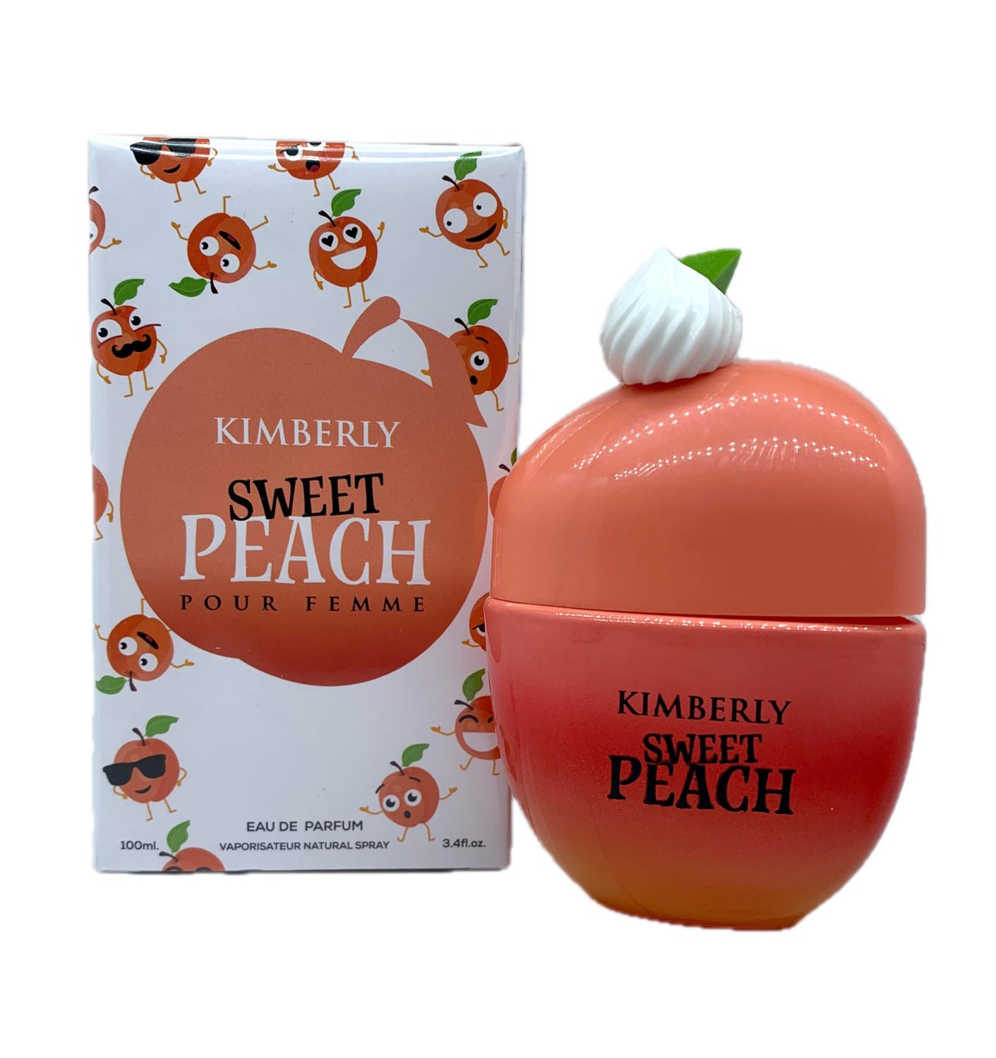 Kimberly Sweet Peach Womens Cologne 3.4 Fl. Oz. Eau de Parfum Spray