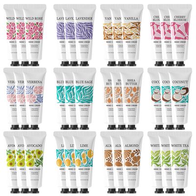 BODY &amp; EARTH LOVE 36 Pack Hand Cream for Women Gifts Moisturizing Hand Lotion Cream For Dry Hands Bulk Mini Hand Lotion Gift Sets For Women Mothers Day Gifts Bulk For Mom