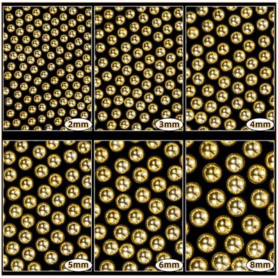 Gold Half Pearls for Crafts, Flatback Half Round Gold Pearl for Nails, 6 Sizes ABS Golden Pearl Beads Gems for Nails Art DIY Crafts Embellishment Shoes Clothes Bags DIY Making