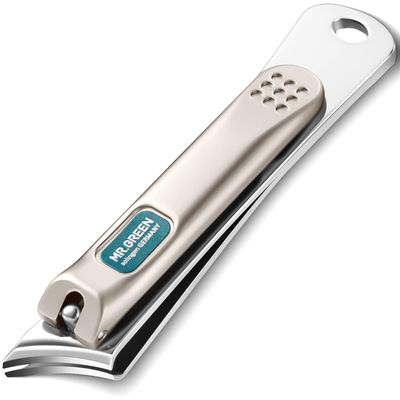 MR.GREEN Ingrown Nail Clippers, Slanted Curved Blade Nail Clippers for Ingrown Nails, Toenail Clippers for Thick Nails, Medical Grade Stainless Steel Professional fingernail Clippers For Men And Women
