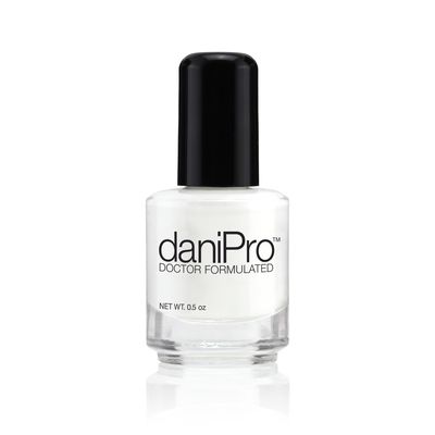 daniPro Doctor Formulated Nail Polish Just Dreamin - White Fingernail Polish &amp; Toenail Polish, 0.5 oz with Undecylenic Acid, Biotin &amp; Vitamins - Vegan Formula for Healthy Nails - USA-Made