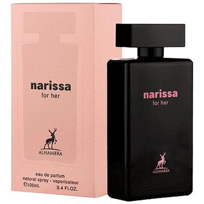 ALHAMBRA NARISSA FOR HER EAU DE PARFUM 100ml | LUXURY LONG LASTING FRAGRANCE | PREMIUM IMPORTED FRAGRANCE SCENT FOR WOMEN | PERFUME GIFT SET | ALL OCCASION (Pack of 1)