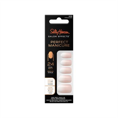 Sally Hansen Salon Effects Perfect Manicure, Ombre-Lievable, Press On Nails, Oval Shaped, Non-Damaging Adhesive Tabs, File, and Alcohol Pad Included