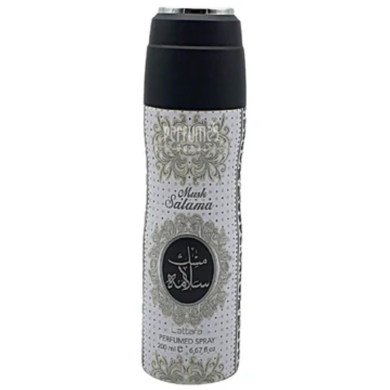Lattafa Musk Salama Perfumed Deodorant Spray, 9.0 Ounce (Unisex)