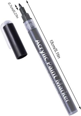IMGDD Nail Polish Pen, 1 PCS Nail Art Pen, Nail Pencil, DIY Drawing Painting Pen, for Nails DIY (Black, 1pcs)