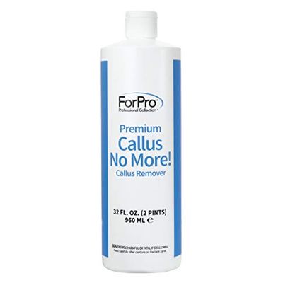 ForPro Professional Collection Premium Callus No More! Callus Remover, Fast-Acting Callus Removing Formula, 32 oz.