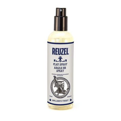 REUZEL Clay Spray, Light Hold, Adds Volume and Texture, Controls Frizz, Matte Finish, Vegan Formula, Fragrance Free, For All Hair Types, 12 oz