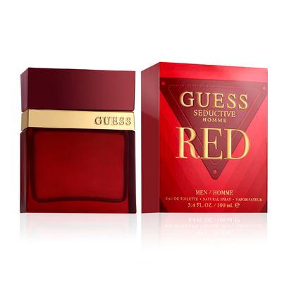 Guess Seductive Red Men/Homme Eau de Toilette Cologne Spray For Men, 3.4 Fl. Oz.