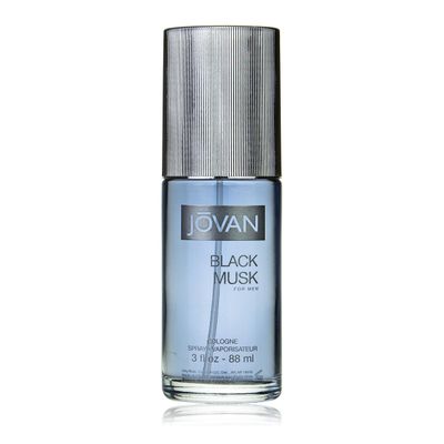 Jovan Black Musk Eau De Cologne Spray for Men, Multicolor, 3 Fl Oz