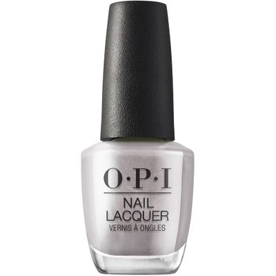 OPI Nail Lacquer Chrome Clawz | Opaque Bright Silver Metallic Chip Resistant Nail Polish | Metallic Mega Mix Collection